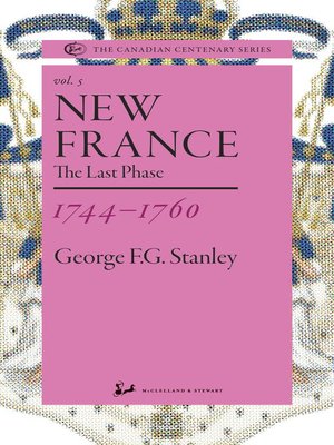 cover image of New France 1744-1760